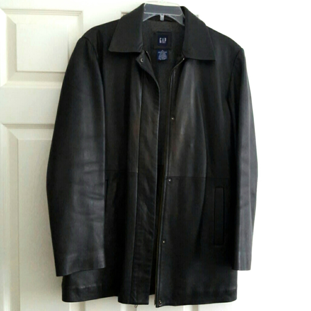 Gap Leather Jacket Vintage - image 1